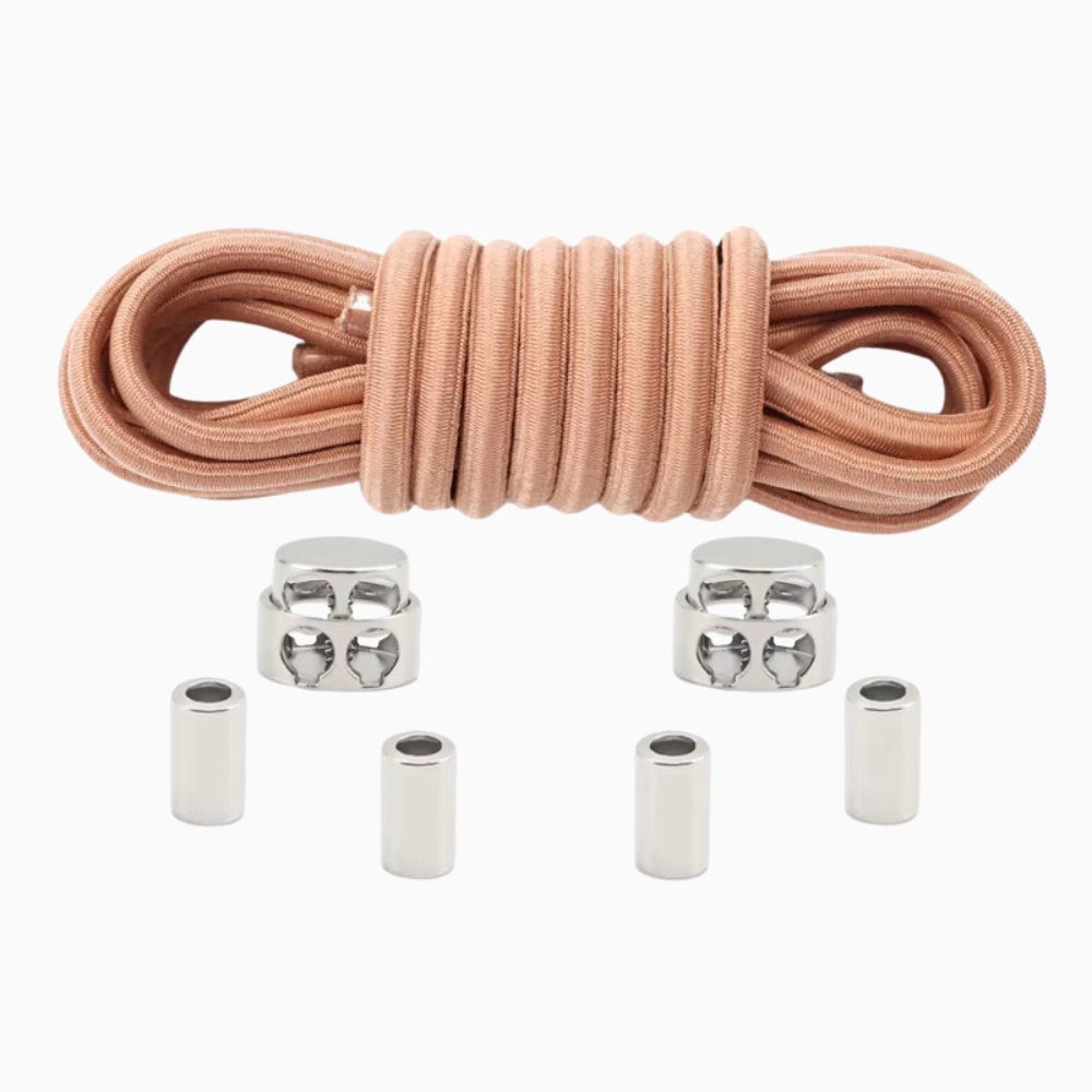 Luxe Elastische Veters Khaki - 1 Paar