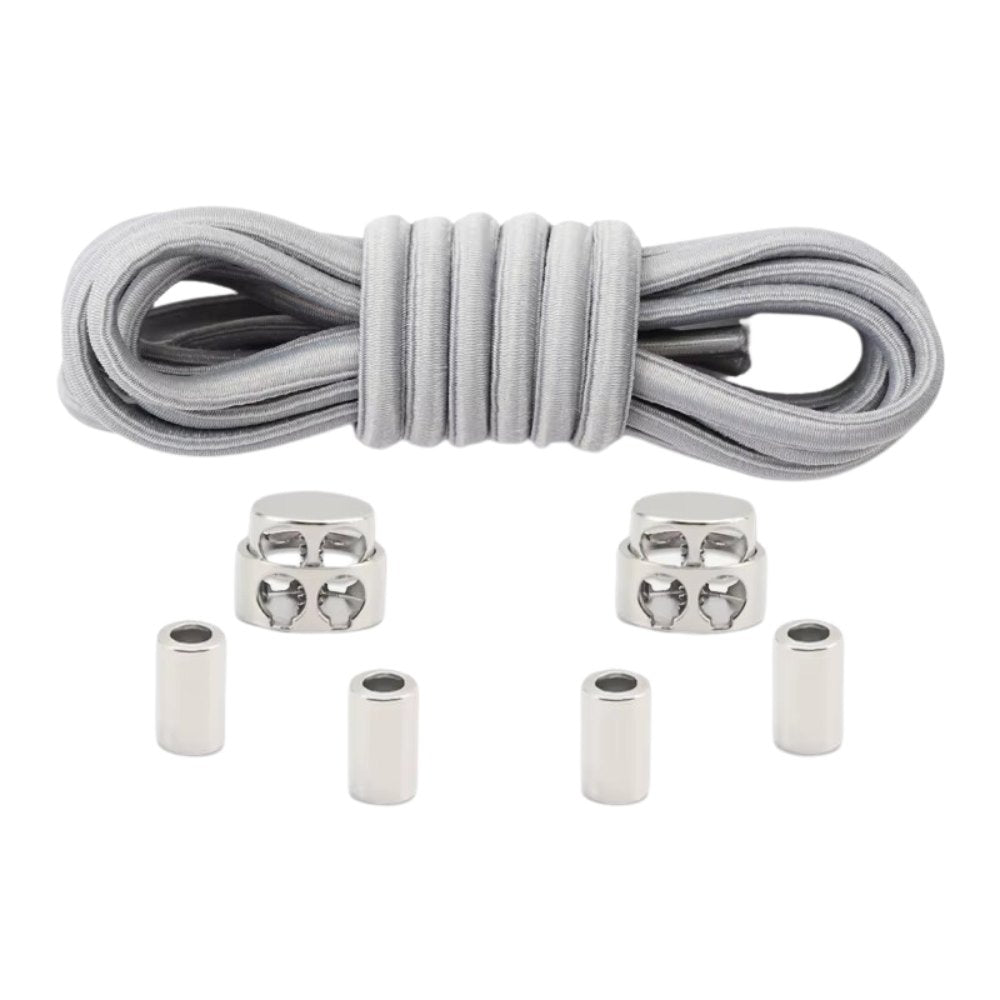 Luxe Elastische Veters Grijs - 1 Paar