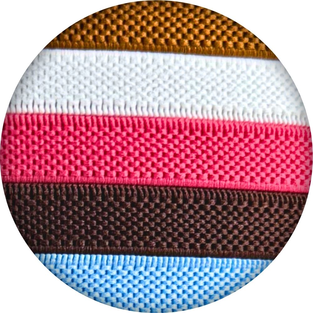 Elastische veters plat 9mm