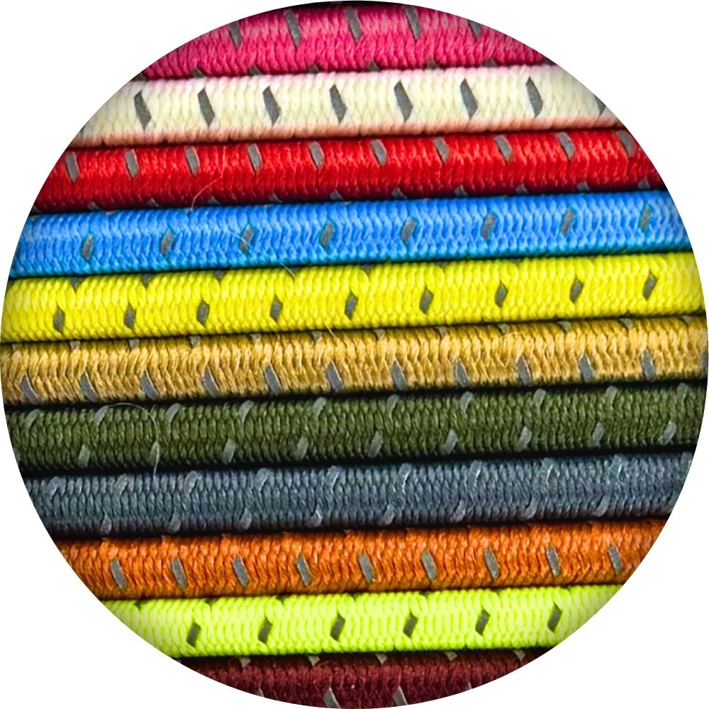 Elastische veters reflecterend 3 mm