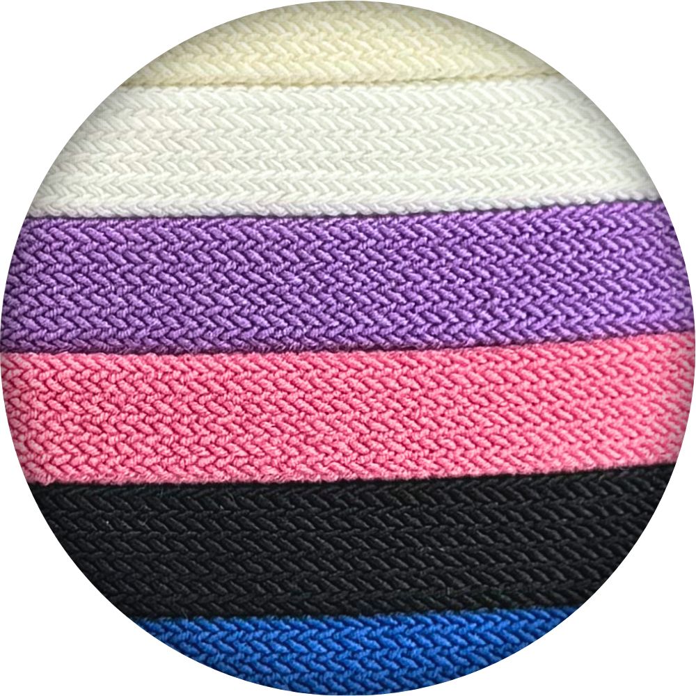 Elastische veters vintage 8 mm