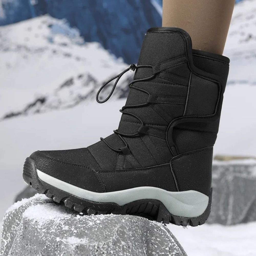 Dames Winterboots met Elastische Verstelbare Sluiting