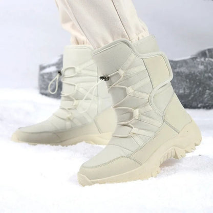 Dames Winterboots met Elastische Verstelbare Sluiting