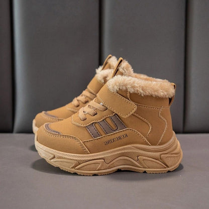 High-Top Kinder Schoenen met Warme Voering en Elastische Veters