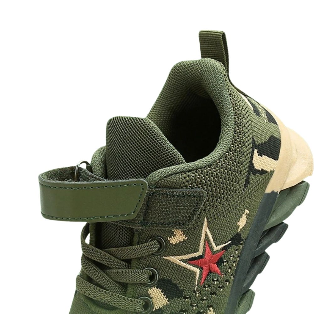 Kinder Army Schoenen met Elastische Veters