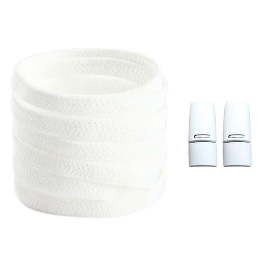 No Tie Laces Flat Wide Magnetic Lock – Pair