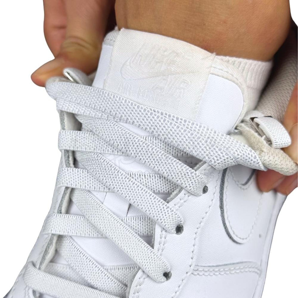 No Tie Laces - Flat Extra Wide Elastic Laces Clip - 4th Pair Free