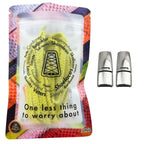 Elastische veters zonder strikken fluffy 7mm magnetische sluiting geel in luxe verpakking