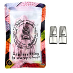 Elastische veters zonder strikken fluffy 7mm magnetische sluiting roze in luxe verpakking