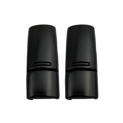 Elastische veters zonder strikken magnetische sluiting 6–9mm zwart detailfoto van hoe de sluiting werkt