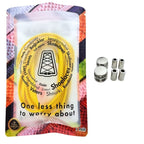 Elastische veters zonder strikken ovaal 4mm luxe lock geel in luxe verpakking