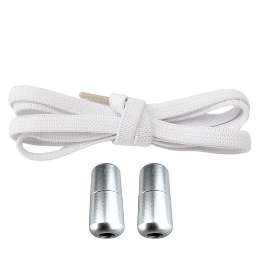 No Tie Laces Flat Elastic Capsule Lock – Pair