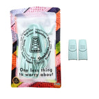 Elastische veters zonder strikken plat 7mm magnetische sluiting lichtgroen in luxe verpakking