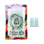 Elastische veters zonder strikken plat 9mm magnetische sluiting lichtgroen in luxe verpakking