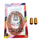 Elastische veters zonder strikken reflecterend 3mm capsule sluiting bronze in luxe verpakking