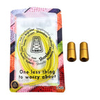 Elastische veters zonder strikken reflecterend 3mm capsule sluiting geel in luxe verpakking