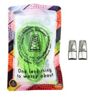 Elastische veters zonder strikken reflecterend 7mm magnetische sluiting fluorescerend groen in luxe verpakking