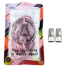 Elastische veters zonder strikken reflecterend 7mm magnetische sluiting roze in luxe verpakking