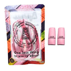 Elastische veters zonder strikken tie-dye 9mm magnetische sluiting roze in luxe verpakking