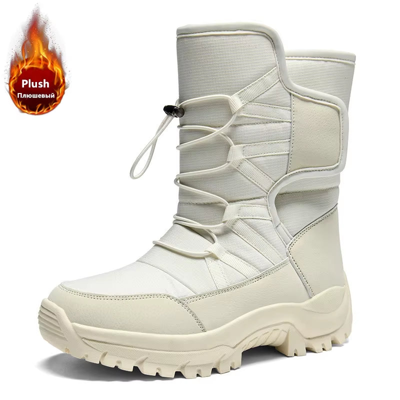 Dames Winterboots met Elastische Verstelbare Sluiting