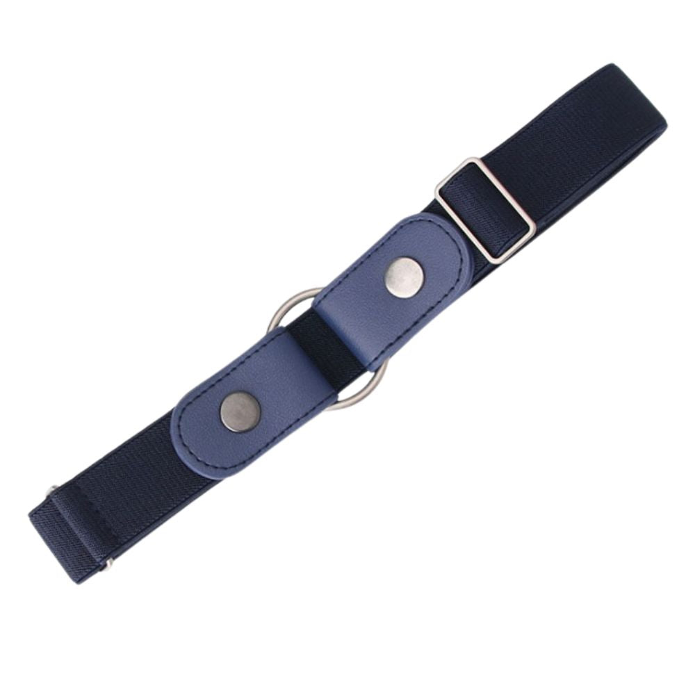 Riem zonder gesp marineblauw