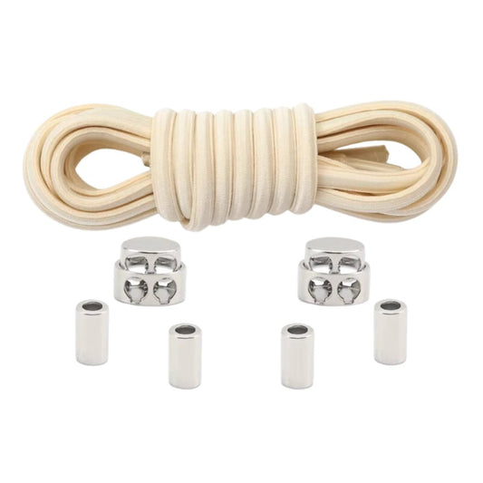 Luxe Elastische Veters Beige - 1 Paar
