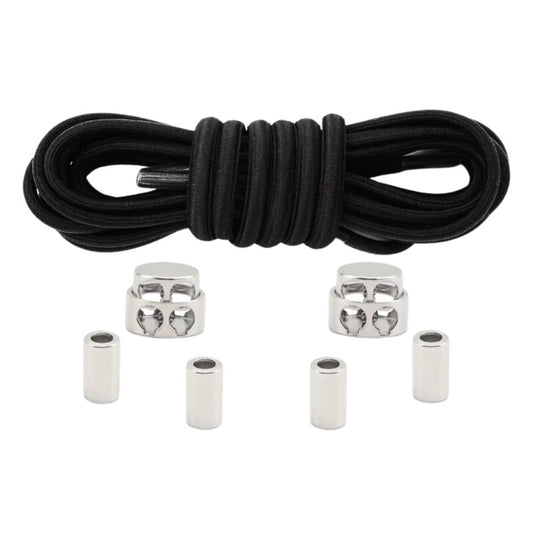 Luxe Elastische Veters Zwart - 1 Paar