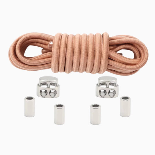 Luxe Elastische Veters Khaki - 1 Paar