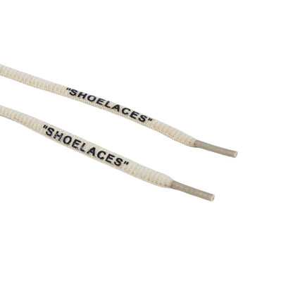 Ronde Off-White Shoelaces beige close up